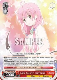 Lala-Satarin-Deviluke RR waifu card — Weiss Schwarz