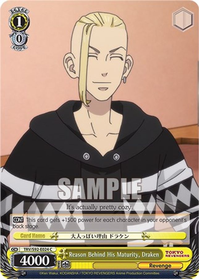 Draken C waifu card — Weiss Schwarz