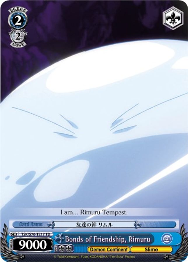 Rimuru TrialDeck waifu card — Weiss Schwarz