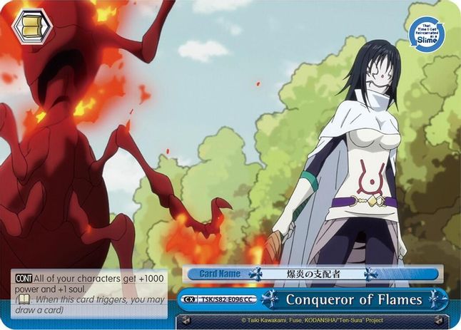 Conqueror of Flames CC waifu card — Weiss Schwarz