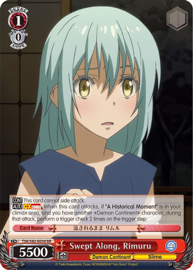 Rimuru RR waifu card — Weiss Schwarz