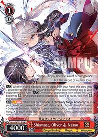Oliver & Nanao R waifu card — Weiss Schwarz