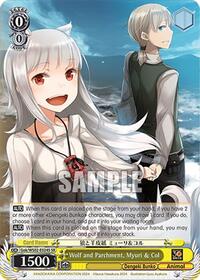 Myuri & Col SR waifu card — Weiss Schwarz