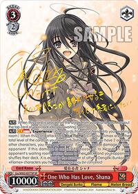 Shana SR waifu card — Weiss Schwarz