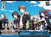 Impossible (SP) SR waifu card — Weiss Schwarz
