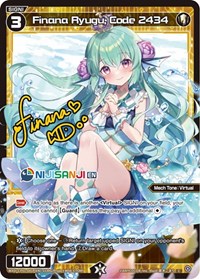 Finana Ryugu Code 2434 Parallel Foil C waifu card — WIXOSS