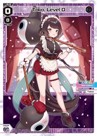 Toko Level 0 Re waifu card — WIXOSS