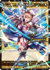 Furen Slash Parallel Foil Re waifu card — WIXOSS