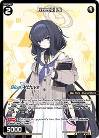 Kozeki Ui Parallel C waifu card — WIXOSS