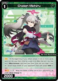 Chidori Michiru C waifu card — WIXOSS