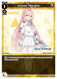 Urawa Hanako LC waifu card — WIXOSS
