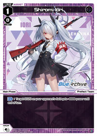 Shiromi Iori LC waifu card — WIXOSS