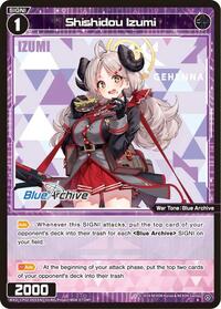 Shishidou Izumi R waifu card — WIXOSS