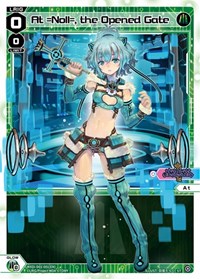 At =Noll= the Opened Gate ST waifu card — WIXOSS