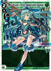 At =Tva= the Opened Gate ST waifu card — WIXOSS