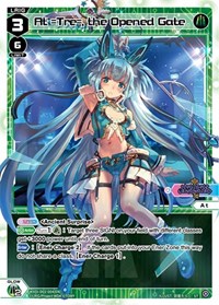 At =Tre= the Opened Gate ST waifu card — WIXOSS
