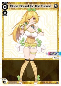Akino Bound for the Future ST waifu card — WIXOSS