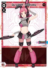 DJ LOVIT Standby ST waifu card — WIXOSS