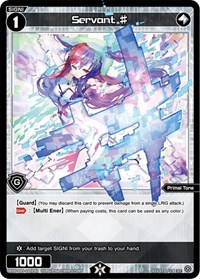 Servant ST waifu card — WIXOSS