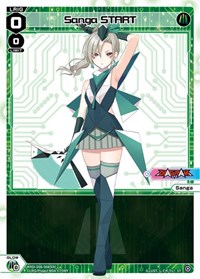 Sanga START ST waifu card — WIXOSS