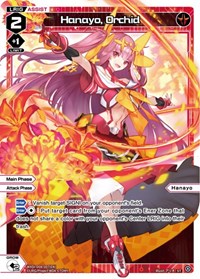 Hanayo Orchid ST waifu card — WIXOSS