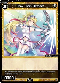 Bow High Armed ST waifu card — WIXOSS