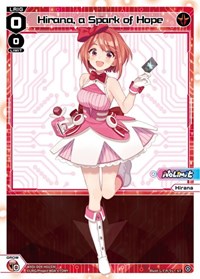 Hirana a Spark of Hope ST waifu card — WIXOSS