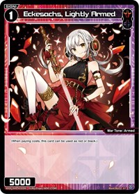 Eckesachs Lightly Armed ST waifu card — WIXOSS