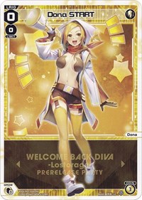 Dona START Prerelease Party PR waifu card — WIXOSS