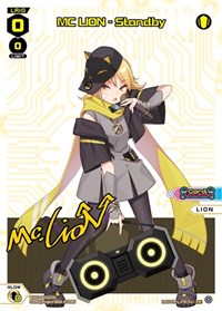 MC LION Standby PR waifu card — WIXOSS