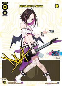 Newborn Nova PR waifu card — WIXOSS