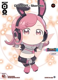 DJ LOVIT Standby Chibi PR waifu card — WIXOSS