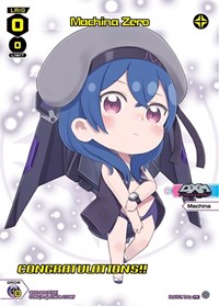 Machina Zero Chibi Winner PR waifu card — WIXOSS