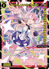 Romail Lightly Armed October 2022 Winner PR waifu card — WIXOSS