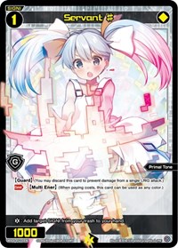 Servant P122 Special Promo Pack Vol 6 PR waifu card — WIXOSS