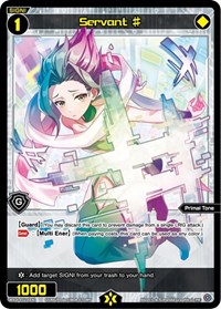 Servant P123 Special Promo Pack Vol 6 PR waifu card — WIXOSS