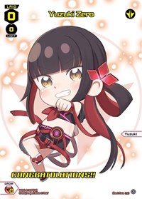 Yuzuki Zero January 2023 Winner PR waifu card — WIXOSS