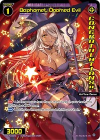 Baphomet Doomed Evil October 2022 Winner PR waifu card — WIXOSS