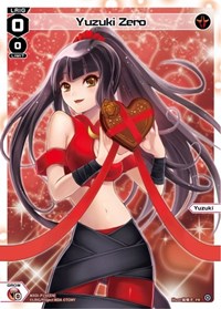 Yuzuki Zero Valentine 2023 PR waifu card — WIXOSS