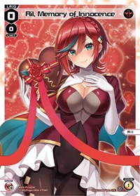 Ril Memory of Innocence Valentine 2023 PR waifu card — WIXOSS
