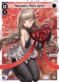 Nanashi Part Zero Valentine 2023 PR waifu card — WIXOSS