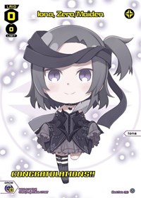 Iona Zero Maiden May 2023 Winner PR waifu card — WIXOSS