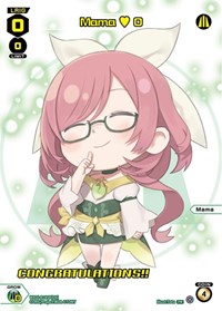 Mama 0 July 2023 Winner PR waifu card — WIXOSS