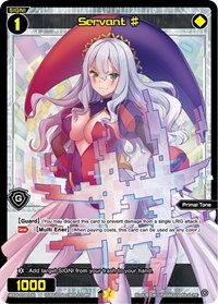 Servant 190 Box Topper PR waifu card — WIXOSS