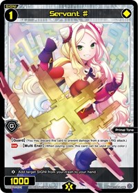 Servant 191 Box Topper PR waifu card — WIXOSS