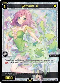 Servant 193 Box Topper PR waifu card — WIXOSS