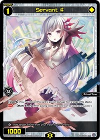 Servant 194 Box Topper PR waifu card — WIXOSS