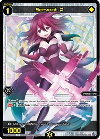 Servant 195 Box Topper PR waifu card — WIXOSS