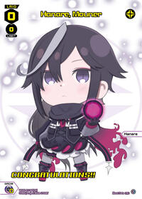 Hanare Mourner September 2023 Winner PR waifu card — WIXOSS
