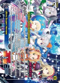 Ultra Super Heroes Diva GP Winner PR waifu card — WIXOSS